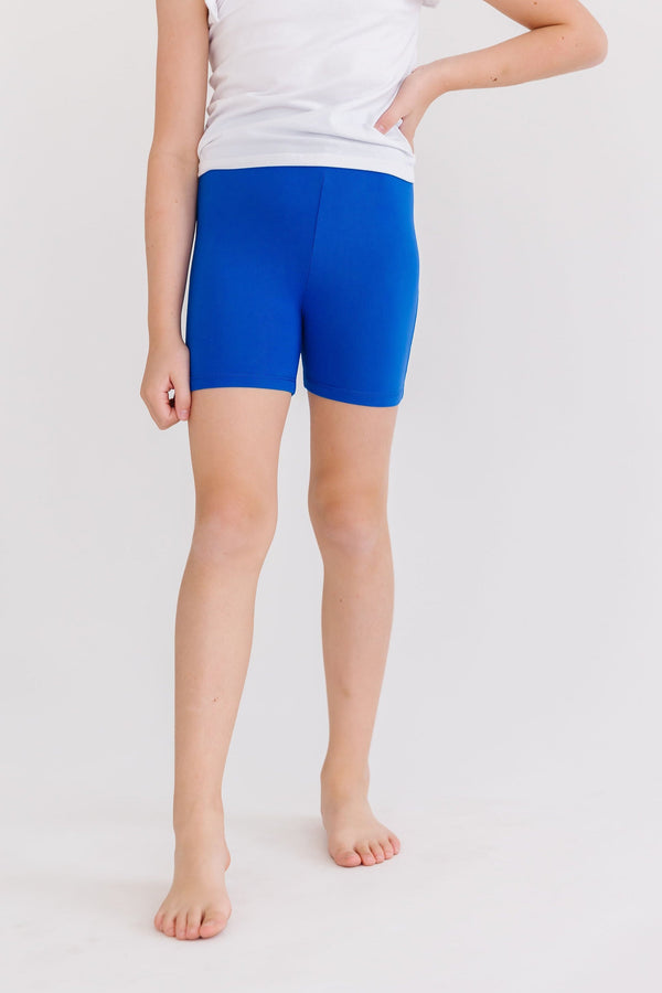 royal-blue-twirl-shorts Mila & Rose at Sophia's Style-Royal Blue Twirl Shorts-12-24M-Twirl Shorts-1